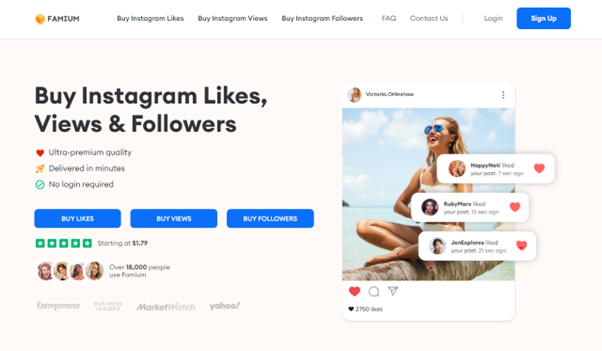 Famium Instagram Services